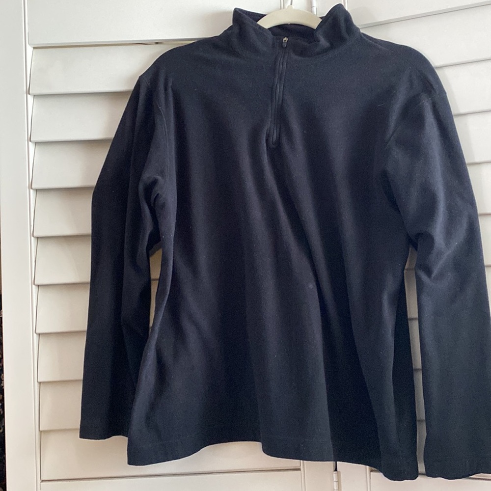 Large Black Women’s Fleece Pullover